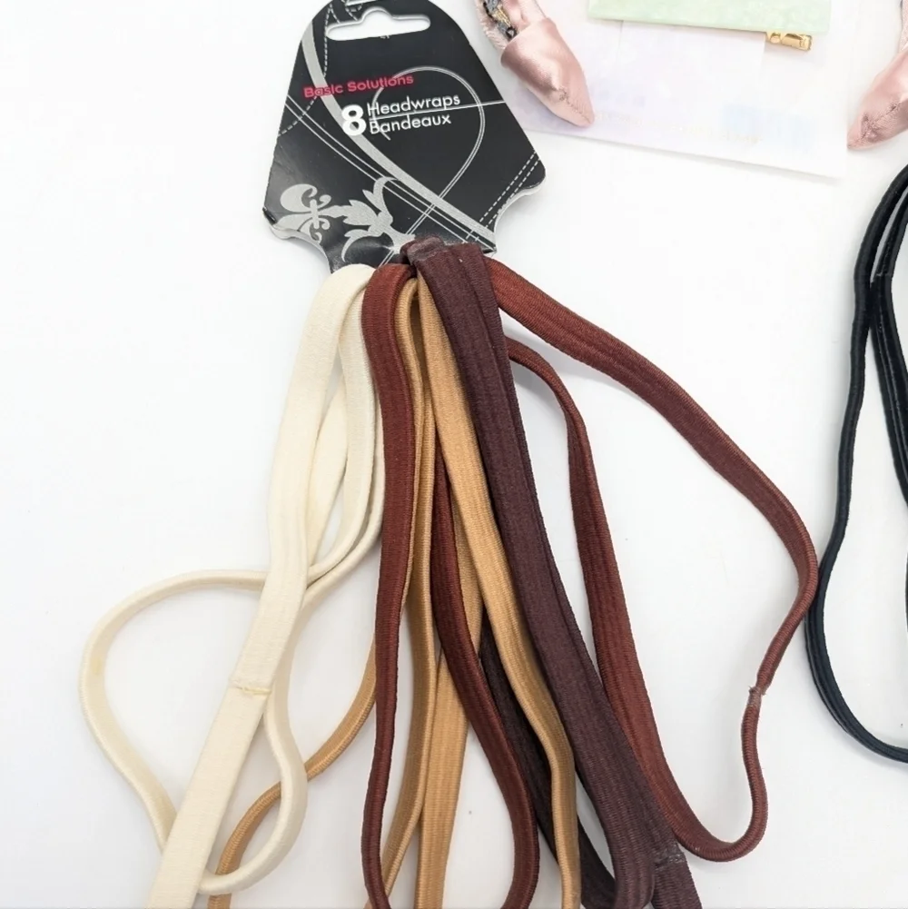 Scunci Goody & Basic Solutions headband and clip bundle